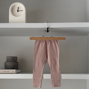 The Simple Folk Cotton Blend Pink Leggings